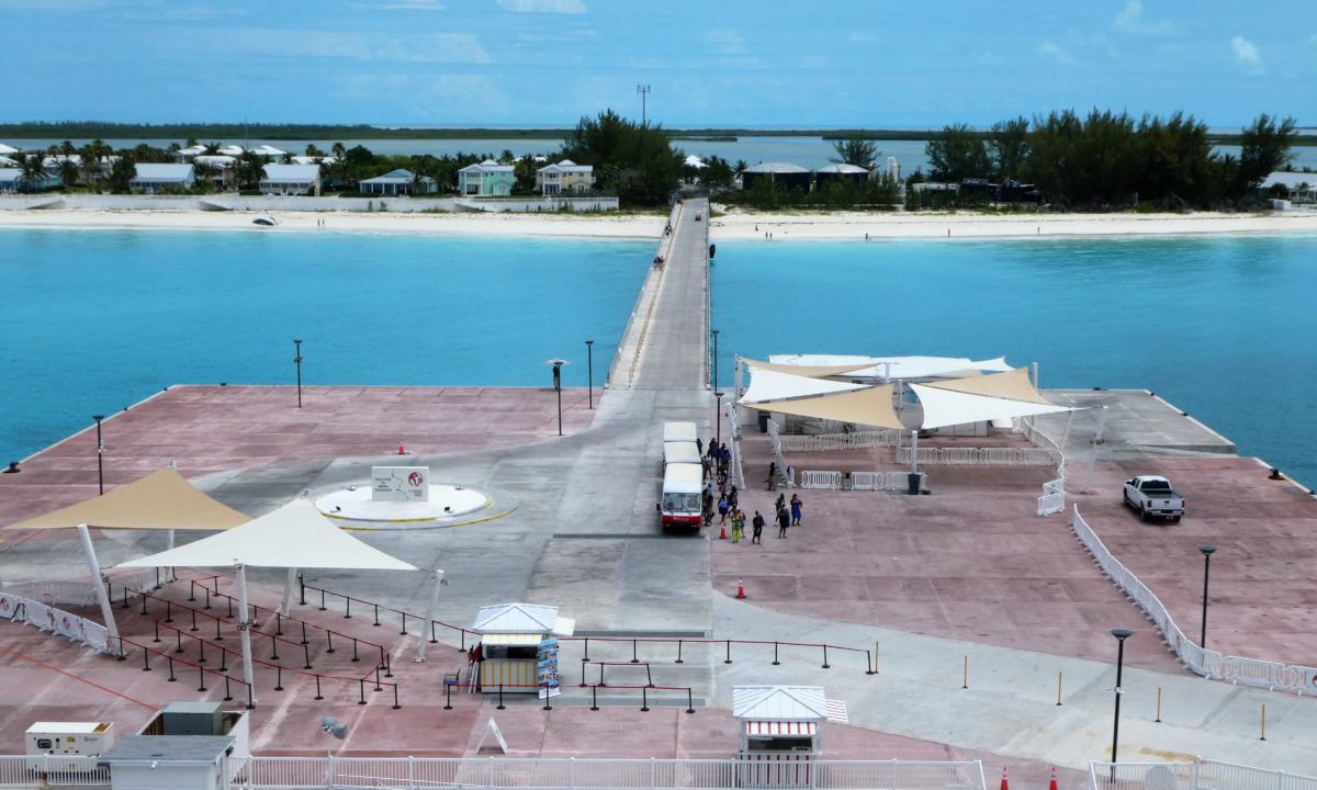 Bimini, Bahamas - Dohrn Travels Bimini Cruise Port in the Bahamas with docked catamarans and turquoise water – quiet Caribbean island arrival point