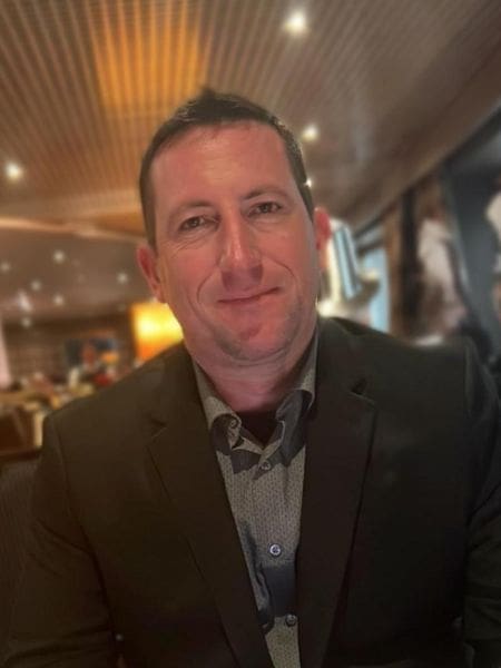 Brian Dohrn onboard a cruise ship dining room – Dohrn Travels