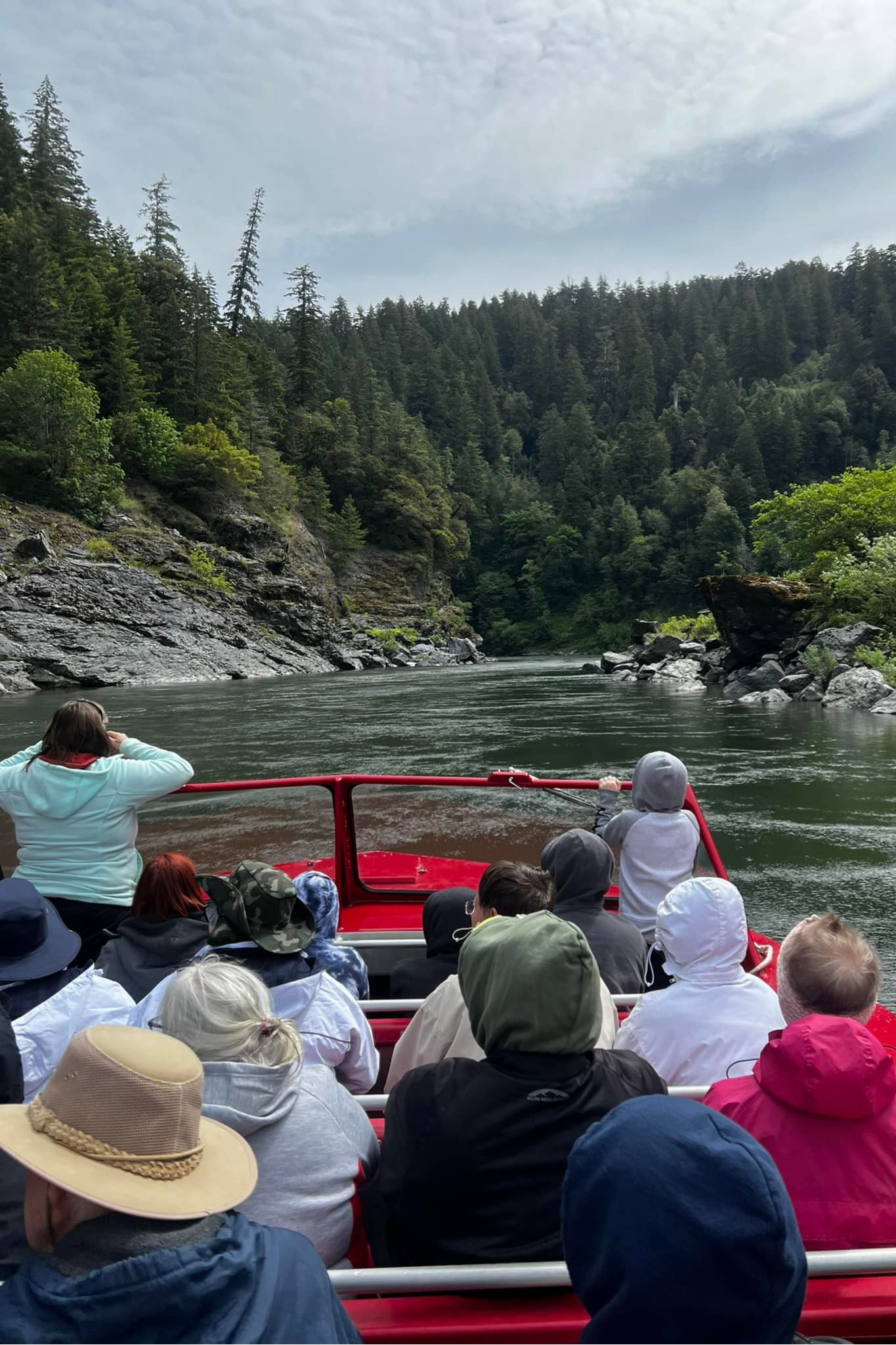 Jet boating adventure on the Rogue River, Oregon Coast