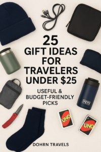 25 Gift Ideas for Travelers Under $25 - Useful and Budget-Friendly Picks