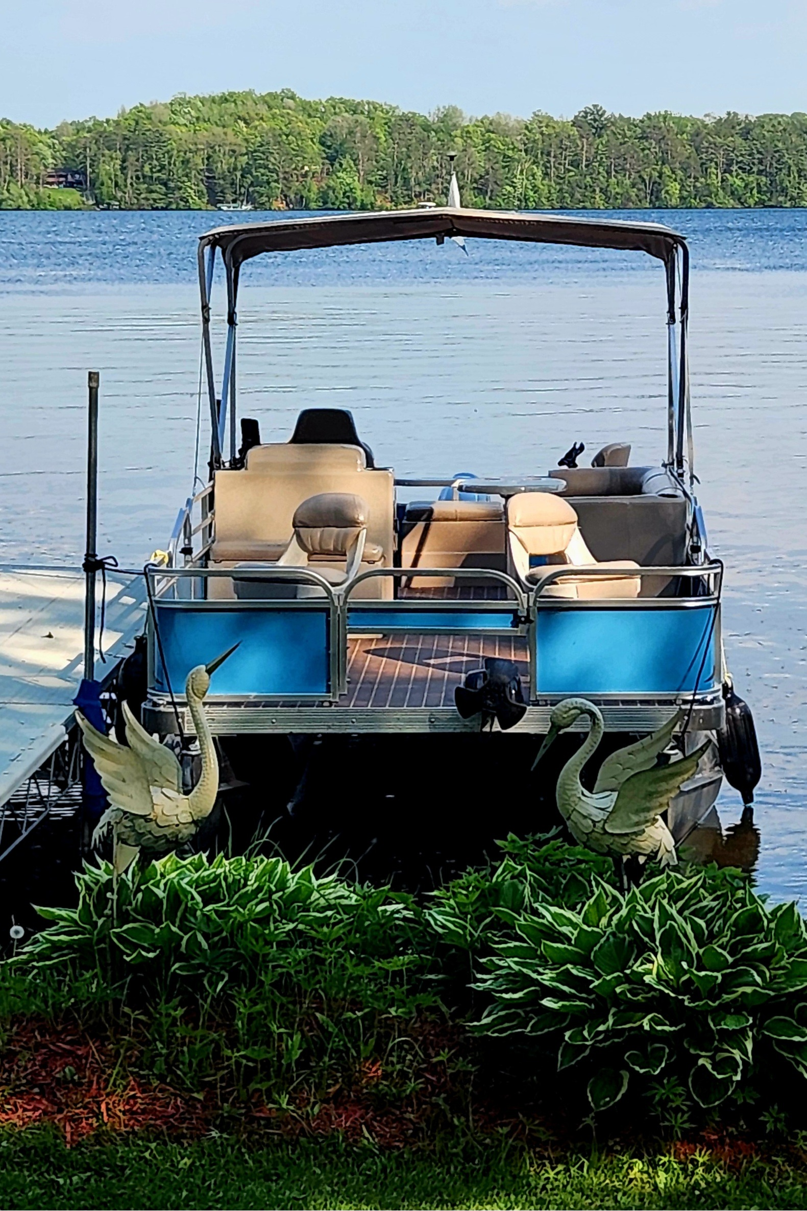 Winter Wisconsin lake views in the Northwoods