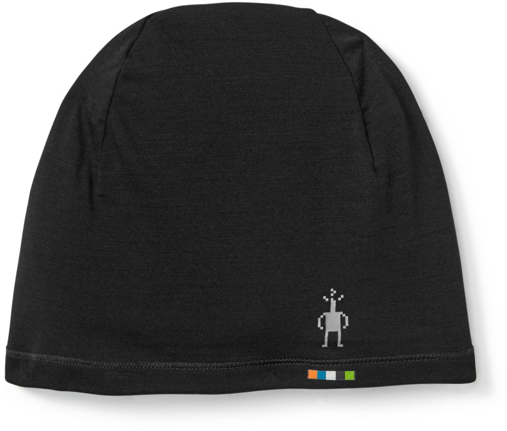 Smartwool Merino Beanie in black for winter hiking and cold-weather travel