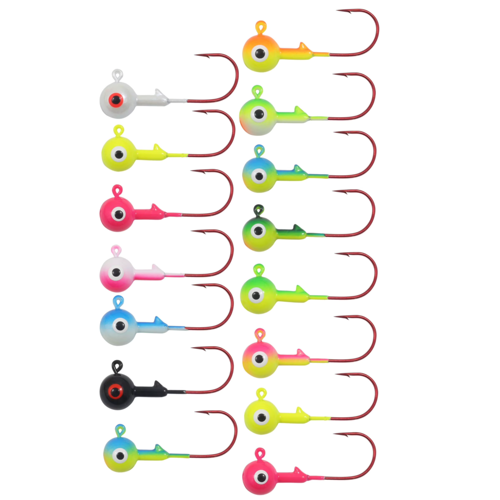 Gum-ball jig fishing tackle set – affordable travel gift for anglers