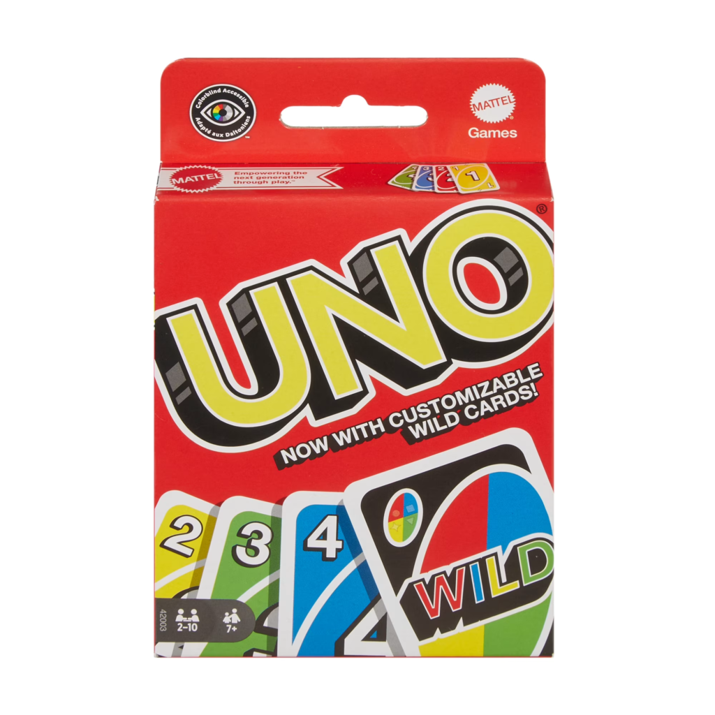 Uno card game – fun and affordable travel gift under $25