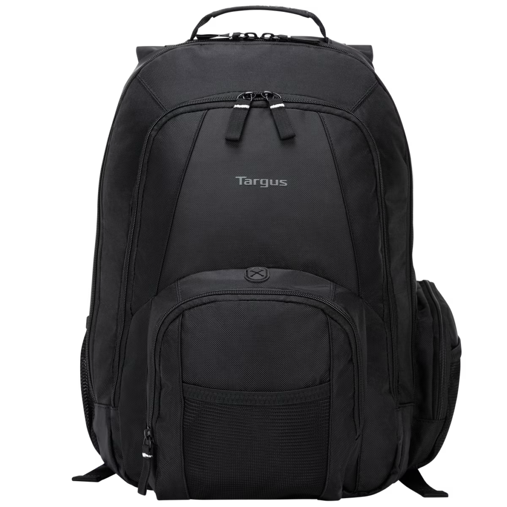 Targus-backpackwebp - Dohrn Travels Durable Targus travel backpack used as a carry-on and everyday travel bag.